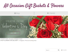 Tablet Screenshot of gift-baskets.net